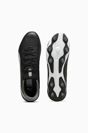 KING MATCH FG/AG Football Boots, PUMA Black-PUMA White-Cool Dark Gray, extralarge-GBR