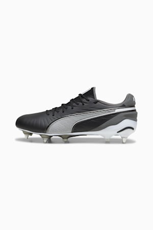 KING ULTIMATE MxSG Football Boots, PUMA Black-PUMA White-Cool Dark Gray, extralarge-GBR