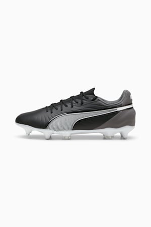 KING MATCH MxSG Football Boots Unisex, PUMA Black-PUMA White-Cool Dark Gray, extralarge-GBR
