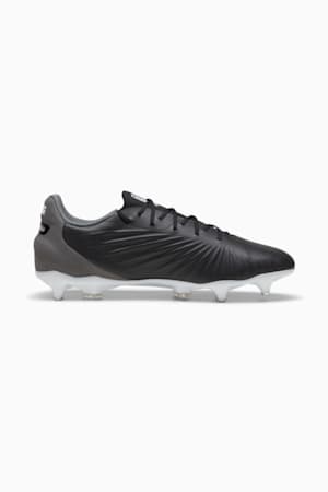 KING MATCH MxSG Football Boots, PUMA Black-PUMA White-Cool Dark Gray, extralarge-GBR