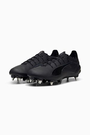 ULTRA 5 ULTIMATE MxSG Football Boots, PUMA Black-PUMA Silver-Shadow Gray, extralarge-GBR