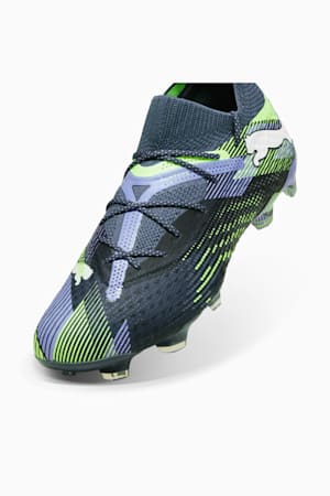FUTURE 7 ULTIMATE FG/AG Football Boots, Gray Skies-PUMA White-Fizzy Apple, extralarge-GBR
