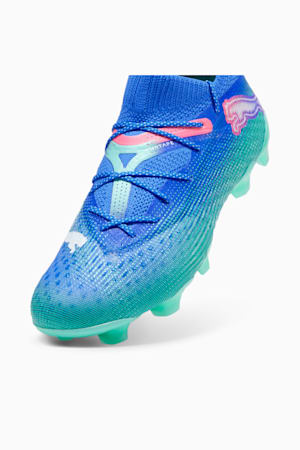 FUTURE 7 ULTIMATE FG/AG Football Boots Women, Bluemazing-PUMA White-Electric Peppermint, extralarge-GBR