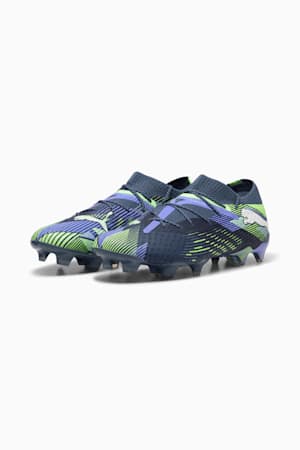 FUTURE 7 ULTIMATE Low FG/AG Football Boots Unisex, Gray Skies-PUMA White-Fizzy Apple, extralarge-GBR