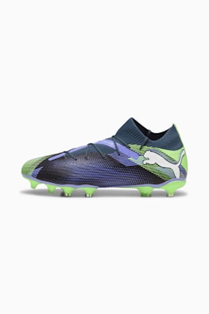 FUTURE 7 PRO FG/AG Football Boots, Gray Skies-PUMA White-Fizzy Apple, extralarge-GBR