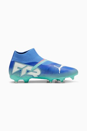 FUTURE 7 MATCH+ FG/AG Laceless Football Boots, Bluemazing-PUMA White-Electric Peppermint, extralarge-GBR