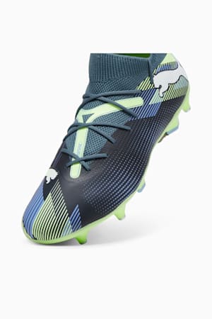 FUTURE 7 MATCH MxSG Football Boots, Gray Skies-PUMA White-Fizzy Apple, extralarge-GBR