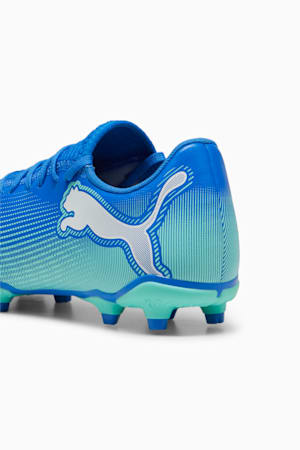 FUTURE 7 PLAY FG/AG Football Boots, Hyperlink Blue-Mint-PUMA White, extralarge-GBR