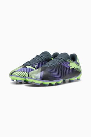 FUTURE 7 PLAY FG/AG Football Boots, Gray Skies-Elektro Purple-Fizzy Apple-PUMA White, extralarge-GBR