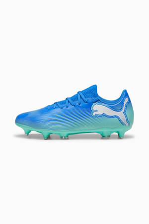 FUTURE 7 PLAY MxSG Football Boots, Hyperlink Blue-Mint-PUMA White, extralarge-GBR