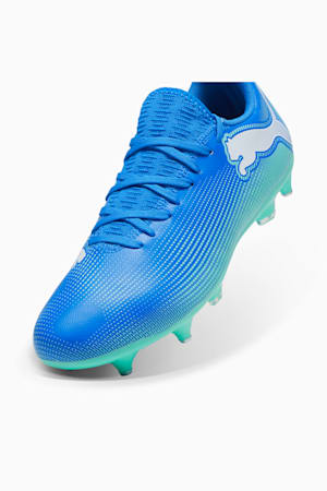 FUTURE 7 PLAY MxSG Football Boots, Hyperlink Blue-Mint-PUMA White, extralarge-GBR