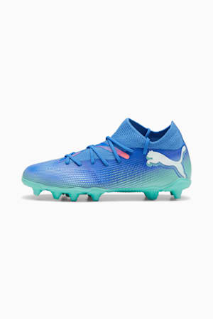 FUTURE 7 MATCH FG/AG Football Boots Youth, Bluemazing-PUMA White-Electric Peppermint, extralarge-GBR