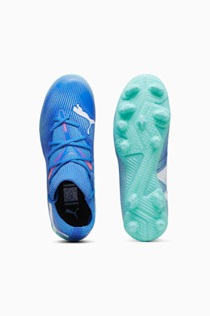 FUTURE 7 MATCH FG/AG Football Boots Youth, Bluemazing-PUMA White-Electric Peppermint, extralarge-GBR