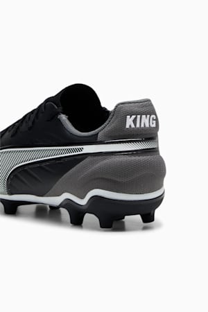 KING MATCH FG/AG Football Boots Youth, PUMA Black-PUMA White-Cool Dark Gray, extralarge-GBR