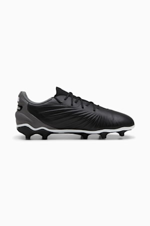 KING MATCH FG/AG Football Boots Youth, PUMA Black-PUMA White-Cool Dark Gray, extralarge-GBR