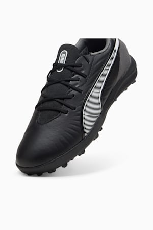 KING MATCH TT Football Boots Youth, PUMA Black-PUMA White-Cool Dark Gray, extralarge-GBR