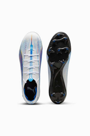 ULTRA 5 CARBON LAUNCH EDITION FG Football Boots, PUMA White-Ultra Blue-Garnet Rose-PUMA Black-Luminous Blue, extralarge-GBR