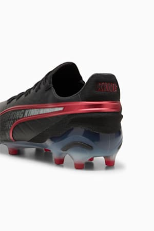 KING ULTIMATE Launch Edition FG/AG Football Boots Unisex, PUMA Black-Rosso Corsa, extralarge-GBR