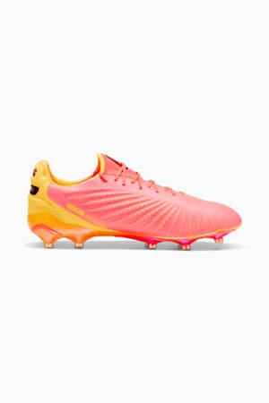 KING ULTIMATE TRICKS FG/AG Football Boots, Sun Stream-PUMA Black-Sunset Glow, extralarge-GBR