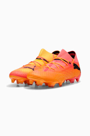 FUTURE 7 ULTIMATE TRICKS FG/AG Football Boots, Sunset Glow-Sun Stream-PUMA Black-PUMA White, extralarge-GBR