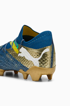 FUTURE 7 ULTIMATE BNA FG/AG Football Boots, Sailing Blue-Marine Blue-Pelé Yellow-Grassy Green-Gold, extralarge-GBR