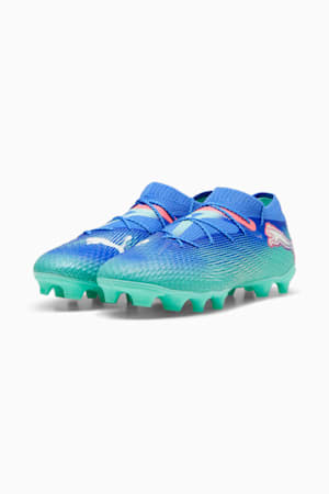 FUTURE 7 PRO+ FG/AG Football Boots, Bluemazing-PUMA White-Electric Peppermint, extralarge-GBR