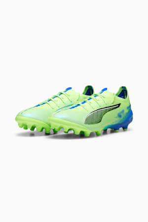 ULTRA 5 ULTIMATE AG Football Boots Unisex, Fizzy Apple-PUMA White-Bluemazing, extralarge-GBR
