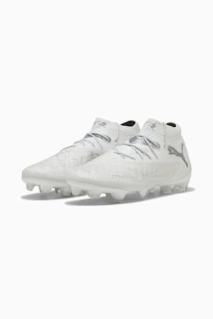 FUTURE 8 ULTIMATE FG Football Boots, PUMA White-Matte Silver, extralarge-GBR