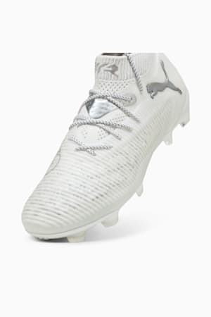 FUTURE 8 ULTIMATE FG Football Boots Unisex, PUMA White-Matte Silver, extralarge-GBR