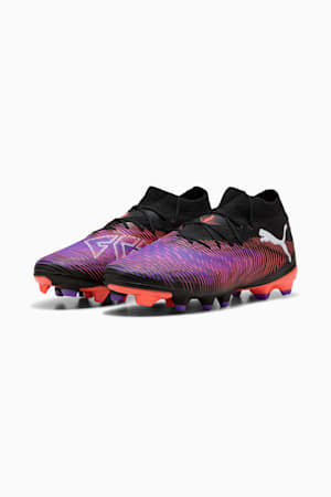 FUTURE 8 PRO FG/AG Football Boots Unisex, PUMA Black-PUMA White-Glowing Red, extralarge-GBR