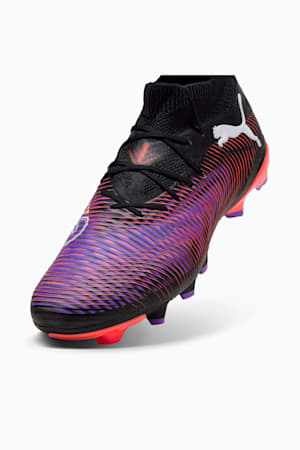 FUTURE 8 PRO FG/AG Football Boots Unisex, PUMA Black-PUMA White-Glowing Red, extralarge-GBR