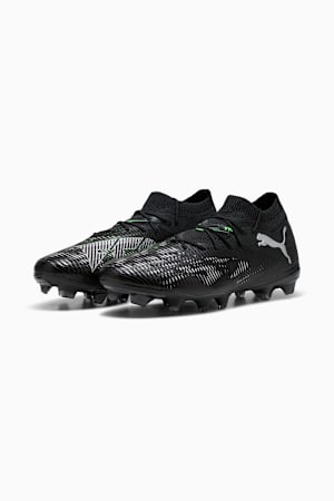 FUTURE 8 MATCH FG/AG Football Boots Unisex, PUMA Black-Cool Light Gray-Fluo Green, extralarge-GBR