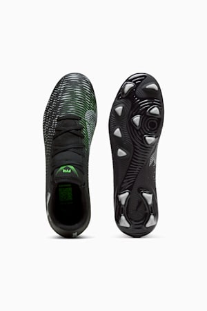 FUTURE 8 PLAY FG/AG Football Boots Unisex, PUMA Black-Cool Light Gray-Fluo Green, extralarge-GBR