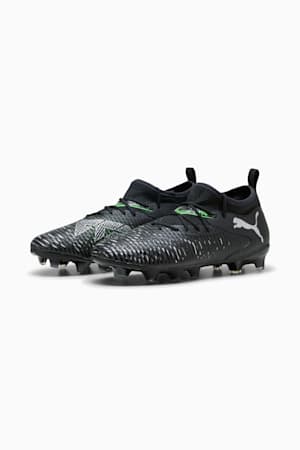FUTURE 8 MATCH FG/AG Football Boots Youth, PUMA Black-Cool Light Gray-Fluo Green, extralarge-GBR