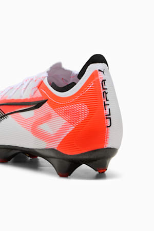 ULTRA 5 CARBON FG Football Boots Unisex, PUMA White-PUMA Black-Glowing Red, extralarge-GBR