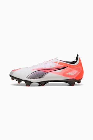 ULTRA 5 CARBON FG Football Boots Unisex, PUMA White-PUMA Black-Glowing Red, extralarge-GBR