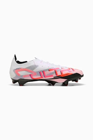 ULTRA 5 CARBON FG Football Boots Unisex, PUMA White-PUMA Black-Glowing Red, extralarge-GBR