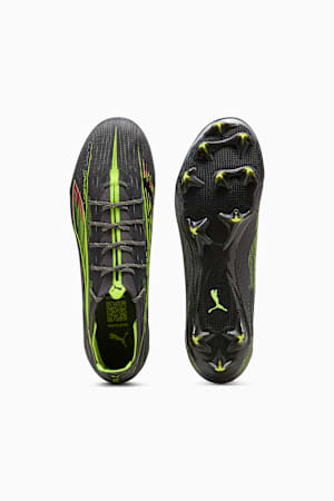 ULTRA 5 CARBON FG Football Boots Unisex, Matte Aged Silver-Yellow Alert-Sun Struck, extralarge-GBR