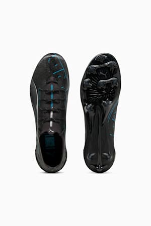 ULTRA 5 ULTIMATE FG Football Boots Unisex, PUMA Black-PUMA Silver-Bright Aqua, extralarge-GBR