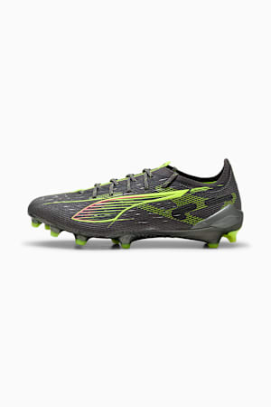 ULTRA 5 ULTIMATE FG Football Boots Unisex, Matte Aged Silver-Yellow Alert-Sun Struck, extralarge-GBR
