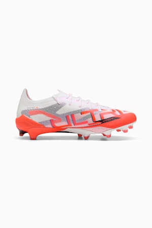 ULTRA 5 ULTIMATE FG Football Boots Women, PUMA White-PUMA Black-Glowing Red, extralarge-GBR