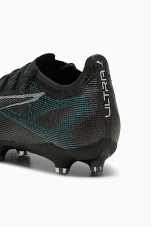 ULTRA 5 PRO FG/AG Football Boots Unisex, PUMA Black-PUMA Silver-Bright Aqua, extralarge-GBR