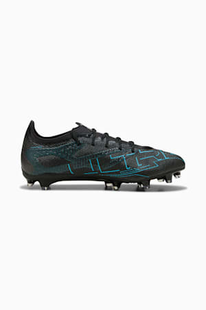 ULTRA 5 PRO FG/AG Football Boots Unisex, PUMA Black-PUMA Silver-Bright Aqua, extralarge-GBR