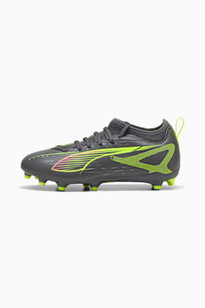 ULTRA 5 MATCH FG/AG Football Boots Youth, Matte Aged Silver-Yellow Alert-Puma Aged Silver, extralarge-GBR