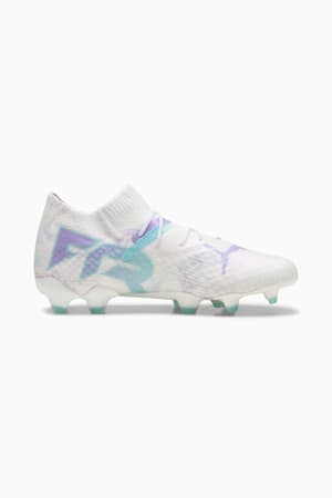 FUTURE 7 ULTIMATE BL FG/AG Football Boots Women, PUMA White-PUMA Black-Spring Lavender, extralarge-GBR