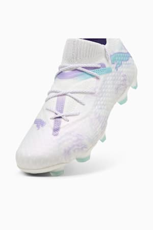 FUTURE 7 ULTIMATE BL FG/AG Football Boots Women, PUMA White-PUMA Black-Spring Lavender, extralarge-GBR