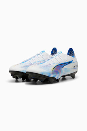 ULTRA 5 CARBON LAUNCH EDITION FG Football Boots Women, PUMA White-Ultra Blue-Garnet Rose-PUMA Black-Luminous Blue, extralarge-GBR