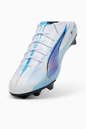 ULTRA 5 CARBON LAUNCH EDITION FG Football Boots Women, PUMA White-Ultra Blue-Garnet Rose-PUMA Black-Luminous Blue, extralarge-GBR