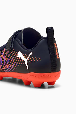 FUTURE 8 PLAY V FG/AG RB Football Boots Youth, PUMA Black-PUMA White-Glowing Red, extralarge-GBR