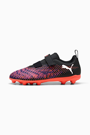 FUTURE 8 PLAY V FG/AG RB Football Boots Youth, PUMA Black-PUMA White-Glowing Red, extralarge-GBR